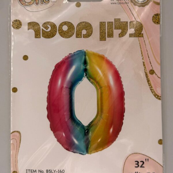 בלון הליום , בלון מספרים , בלון יום הולדת