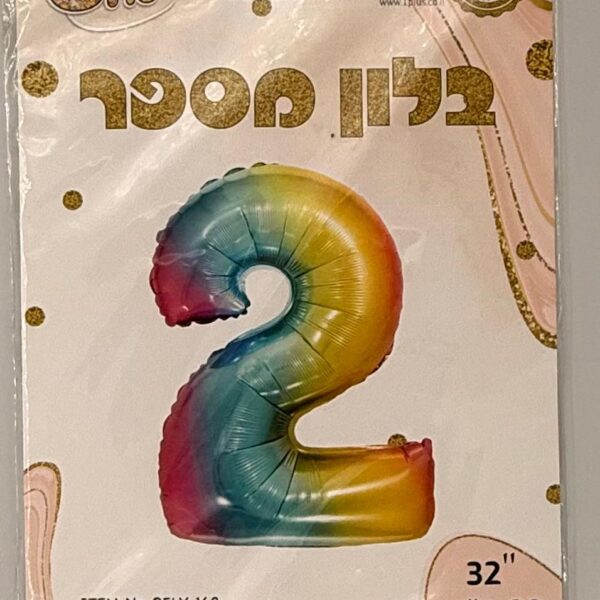 בלוני הליום, בלון מספרים , בלום יום הולדת