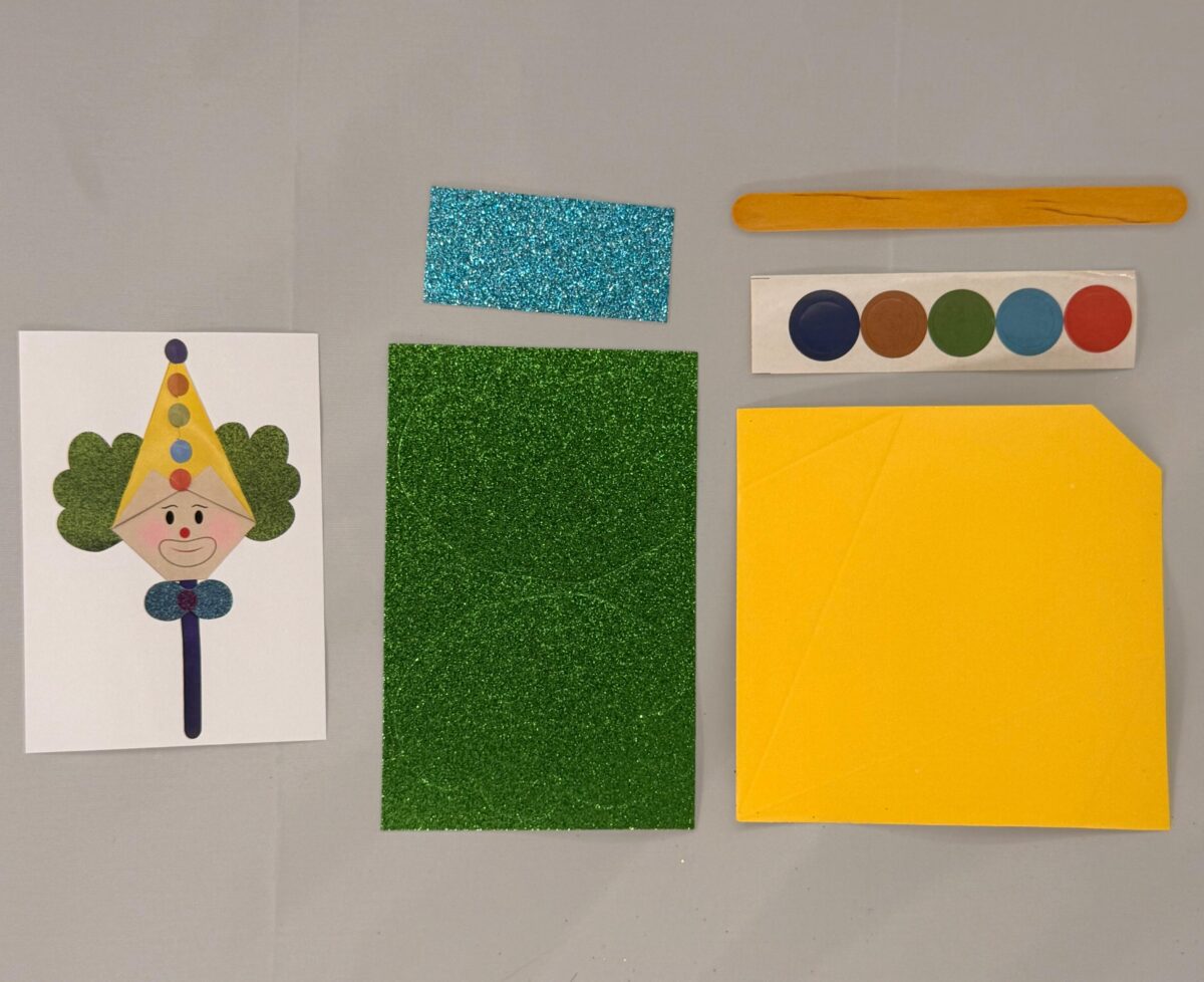 פורים,יצירות לפורים,ליצן,יצירות לילדים