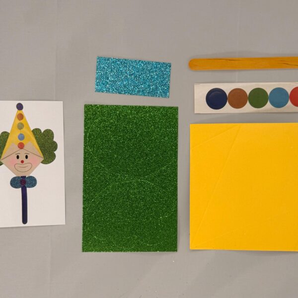 פורים,יצירות לפורים,ליצן,יצירות לילדים